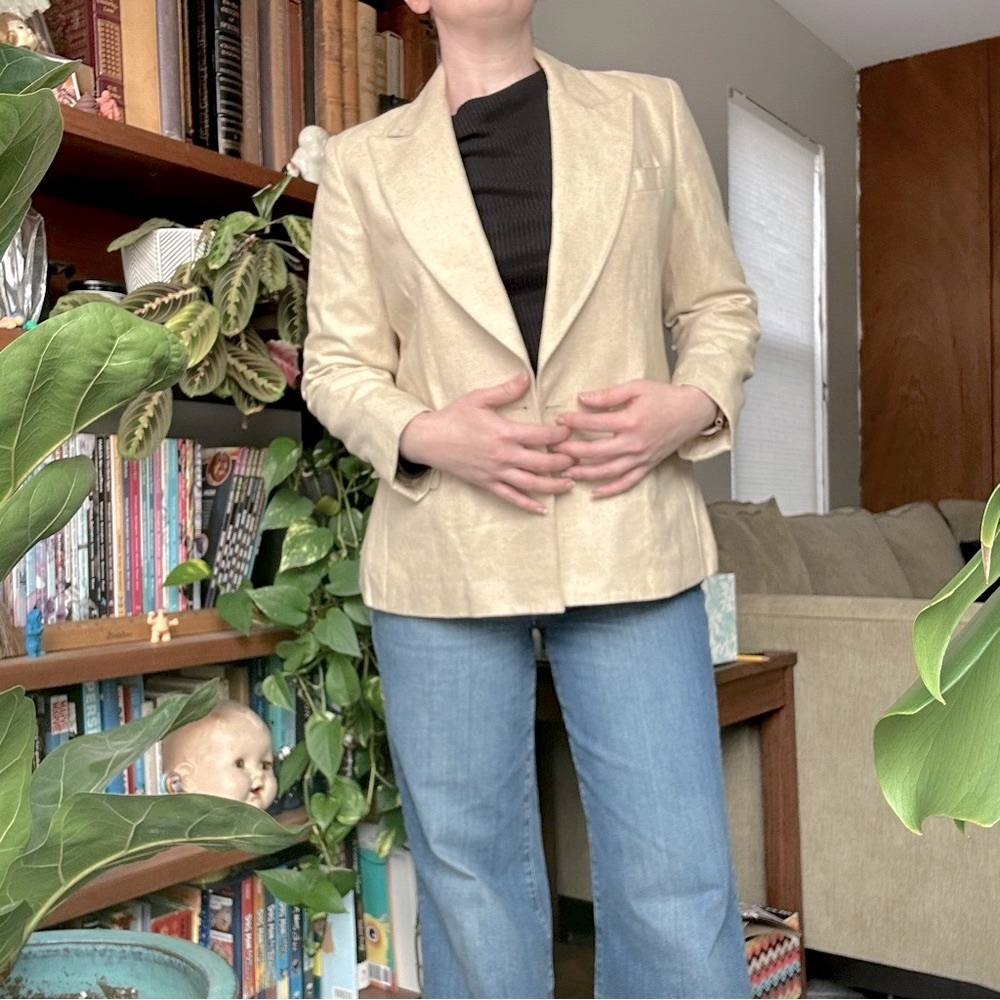 Vintage 60s Cream Blazer